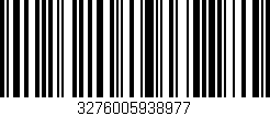 Código de barras (EAN, GTIN, SKU, ISBN): '3276005938977'