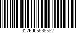 Código de barras (EAN, GTIN, SKU, ISBN): '3276005939592'