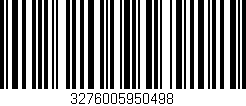 Código de barras (EAN, GTIN, SKU, ISBN): '3276005950498'