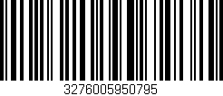 Código de barras (EAN, GTIN, SKU, ISBN): '3276005950795'