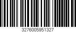 Código de barras (EAN, GTIN, SKU, ISBN): '3276005951327'