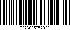 Código de barras (EAN, GTIN, SKU, ISBN): '3276005952928'