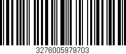 Código de barras (EAN, GTIN, SKU, ISBN): '3276005979703'