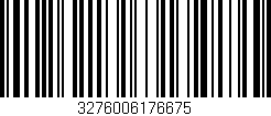 Código de barras (EAN, GTIN, SKU, ISBN): '3276006176675'