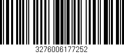 Código de barras (EAN, GTIN, SKU, ISBN): '3276006177252'