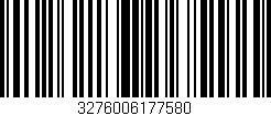 Código de barras (EAN, GTIN, SKU, ISBN): '3276006177580'