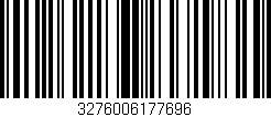 Código de barras (EAN, GTIN, SKU, ISBN): '3276006177696'