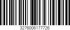 Código de barras (EAN, GTIN, SKU, ISBN): '3276006177726'