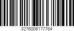 Código de barras (EAN, GTIN, SKU, ISBN): '3276006177764'
