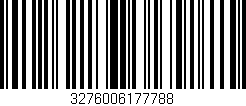 Código de barras (EAN, GTIN, SKU, ISBN): '3276006177788'