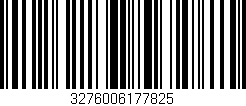 Código de barras (EAN, GTIN, SKU, ISBN): '3276006177825'