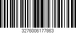 Código de barras (EAN, GTIN, SKU, ISBN): '3276006177863'