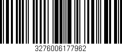Código de barras (EAN, GTIN, SKU, ISBN): '3276006177962'