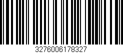 Código de barras (EAN, GTIN, SKU, ISBN): '3276006178327'