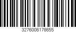 Código de barras (EAN, GTIN, SKU, ISBN): '3276006178655'