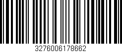Código de barras (EAN, GTIN, SKU, ISBN): '3276006178662'