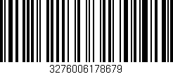 Código de barras (EAN, GTIN, SKU, ISBN): '3276006178679'