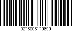 Código de barras (EAN, GTIN, SKU, ISBN): '3276006178693'