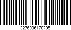 Código de barras (EAN, GTIN, SKU, ISBN): '3276006178785'