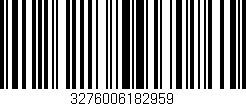 Código de barras (EAN, GTIN, SKU, ISBN): '3276006182959'
