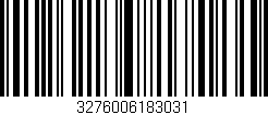 Código de barras (EAN, GTIN, SKU, ISBN): '3276006183031'