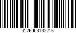 Código de barras (EAN, GTIN, SKU, ISBN): '3276006183215'