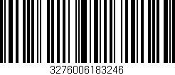 Código de barras (EAN, GTIN, SKU, ISBN): '3276006183246'