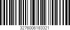 Código de barras (EAN, GTIN, SKU, ISBN): '3276006183321'