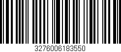 Código de barras (EAN, GTIN, SKU, ISBN): '3276006183550'