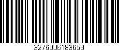 Código de barras (EAN, GTIN, SKU, ISBN): '3276006183659'