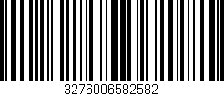 Código de barras (EAN, GTIN, SKU, ISBN): '3276006582582'