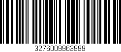 Código de barras (EAN, GTIN, SKU, ISBN): '3276009963999'