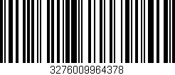 Código de barras (EAN, GTIN, SKU, ISBN): '3276009964378'