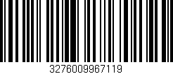 Código de barras (EAN, GTIN, SKU, ISBN): '3276009967119'