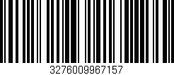 Código de barras (EAN, GTIN, SKU, ISBN): '3276009967157'