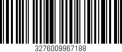Código de barras (EAN, GTIN, SKU, ISBN): '3276009967188'