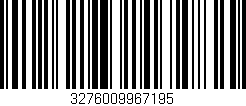 Código de barras (EAN, GTIN, SKU, ISBN): '3276009967195'