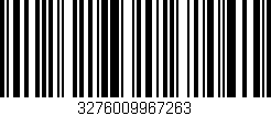 Código de barras (EAN, GTIN, SKU, ISBN): '3276009967263'