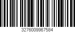 Código de barras (EAN, GTIN, SKU, ISBN): '3276009967584'
