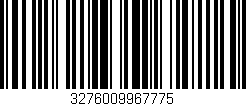 Código de barras (EAN, GTIN, SKU, ISBN): '3276009967775'