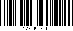 Código de barras (EAN, GTIN, SKU, ISBN): '3276009967980'