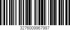 Código de barras (EAN, GTIN, SKU, ISBN): '3276009967997'