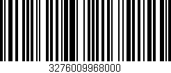 Código de barras (EAN, GTIN, SKU, ISBN): '3276009968000'