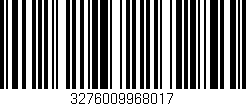 Código de barras (EAN, GTIN, SKU, ISBN): '3276009968017'
