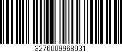 Código de barras (EAN, GTIN, SKU, ISBN): '3276009968031'