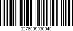 Código de barras (EAN, GTIN, SKU, ISBN): '3276009968048'