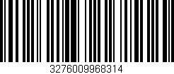 Código de barras (EAN, GTIN, SKU, ISBN): '3276009968314'