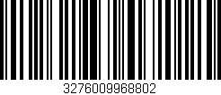 Código de barras (EAN, GTIN, SKU, ISBN): '3276009968802'
