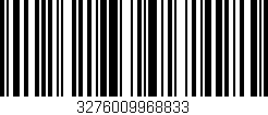Código de barras (EAN, GTIN, SKU, ISBN): '3276009968833'