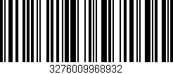 Código de barras (EAN, GTIN, SKU, ISBN): '3276009968932'